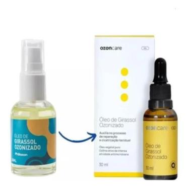 Imagem de Óleo De Girassol Ozonizado 30ml Concentrado Extra Virgem Ori - Congrat