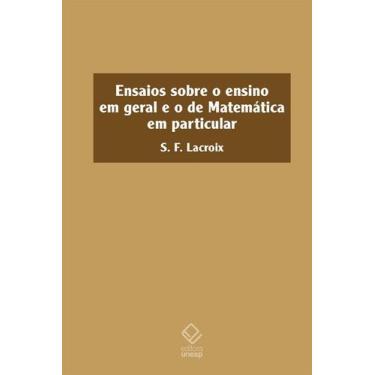 Imagem de Livro - Ensaios sobre o ensino em geral e o de matemática em particula