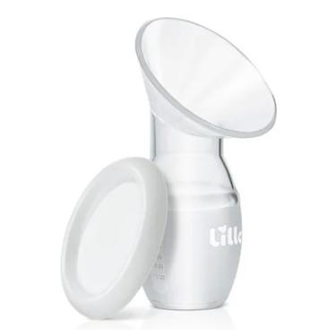Imagem de Bomba Coletor extrator De Leite Materno 100% Silicone Lillo