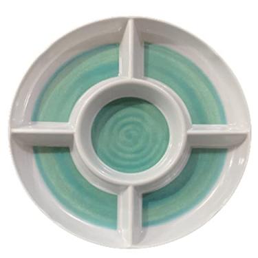 Imagem de Petisqueira Redonda Com 5 Divisórias Em Melamina 23cm