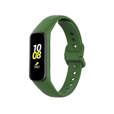 Imagem de Pulseira de Silicone marca 123smart compativel com Galaxy Fit2 SM-R220 Fit 2 R220