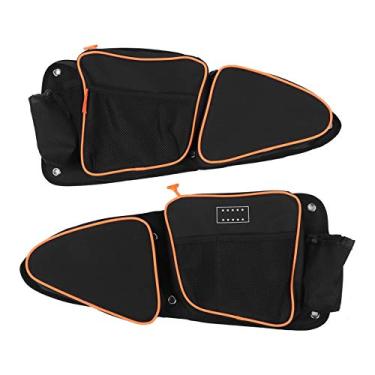 Imagem de aqxreight - Sacos para porta lateral, conjunto de bolsa de armazenamento lateral porta frontal UTV com joelheira adequada para XP4 1000 2014-2020