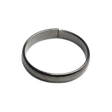 Imagem de Anel de ferro puro Saturno Shani Preto Challa Real Black Horse Shoe Anel ajustável para homens e mulheres conjunto de 5, ferro, Ferro