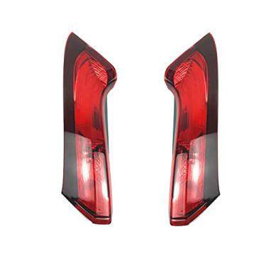 Imagem de JESYMBX Para HONDA CRV 2012 2013 2014 luz traseira estacionamento luz reversa pára-choques traseiro lâmpadas de freio sem lâmpada par superior