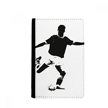 Imagem de Educação Física Futebol Shot Passport Holder Notecase Burse Carteira Capa Cartão Bolsa, Multicolor