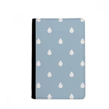 Imagem de Capa para passaporte Rain Drip Weather Cloud Pattern Notecase Burse Carteira Bolsa para Cartão, Multicolor