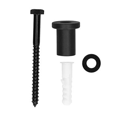 Imagem de Espaçadores de trilho de ferragem de porta Kit espaçador de conector de trilho de porta de celeiro Acessórios de ferragem de aço carbono