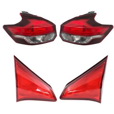 Imagem de JESYMBX Para Nissan Kicks 2018 2019 2020 Luz traseira do carro Luz traseira Condução Freio Lanterna Traseira Sinal de Aviso Lâmpada de Parada Sem Lâmpada 265505RL0A