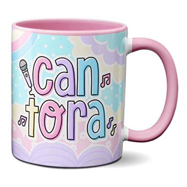 Imagem de Caneca Cantora Profissão Música Profissional Presente (Rosa)