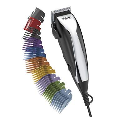 Imagem de WAHL Kit de corte de cabelo doméstico com protetores de cor para facilitar a identificação – Modelo 79722
