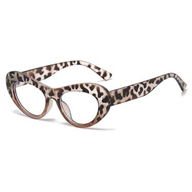 Imagem de Óculos de gato antigos femininos retrô transparentes armação feminina tendências lentes transparentes óculos óculos, 5, tamanho único