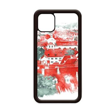 Imagem de Pintura de teto vermelho Rússia para iPhone 12 Pro Max Capa para Apple Mini Mobile Case