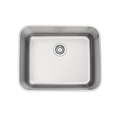 Imagem de Cuba de Embutir Tramontina 50 x 40 cm Dora 50 BL em Aço Inox Acetinado com Válvula OUTLET