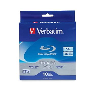 Imagem de Verbatim BD-R 50 GB 8X Blu-ray Disco de mídia gravável camada dupla - pacote com 10 eixos - 97335