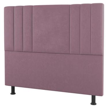 Imagem de Cabeceira Cama Box Solteiro Grace 90Cm Suede Rosé