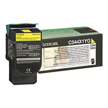 Imagem de Lexmark Cartucho de toner C544X1YG C544 C546 X544 X546 X548 (amarelo) em embalagem de varejo