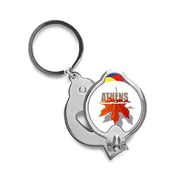 Imagem de Cortador de unhas de aço inoxidável Athens City Delineador de unhas afiadas