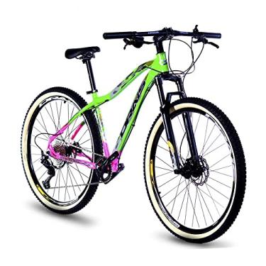Imagem de Bicicleta 29 Drais Chillout 12v Shimano Deore Freio Hidráulico - verde+rosa chiclete - 17