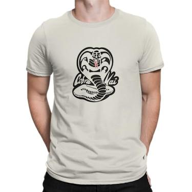 Imagem de Camiseta Camisa Cobra Kai Masculina OFFWHITE Tamanho:M