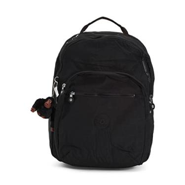 Imagem de Kipling Mochila feminina para laptop Seoul 38.1 cm preto verdadeiro, 34 cm C x 43 cm A x 20 cm P, Preto verdadeiro, Moderno