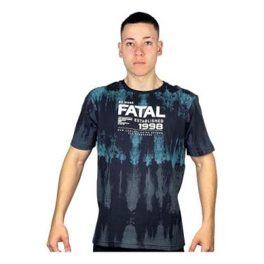 Imagem de Camiseta Masculina Fatal Surf Camisa Estampada Manga Curta 27053 Origi