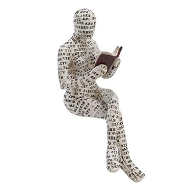 Imagem de Estatueta de Mulher Lendo Hom Ortion Ornamento Decoração Estante Ookshl Ornmnts Iurin Rsin Rin Womn Rin Womn Iurin Rsin Pulp Hom Ortion Itin Hoi Pplitions Femme Mulheres Lady