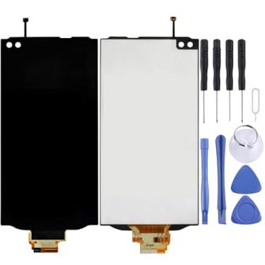 Imagem de YUNCHAO Acessórios telefônicos Tela LCD e conjunto de montagem completa para LG V10 H960YK H900 VS990 H968 H961S H901 F600S F600L F600K RS987 H960AR H960A (preto) Substituição do telefone celular