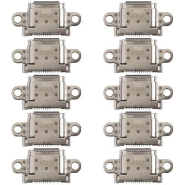 Imagem de YUNCHAO Acessórios telefônicos 10 pcs de carregamento do conector da porta para LG v35 thinq lm-v350 lm-v350n Substituição do telefone celular