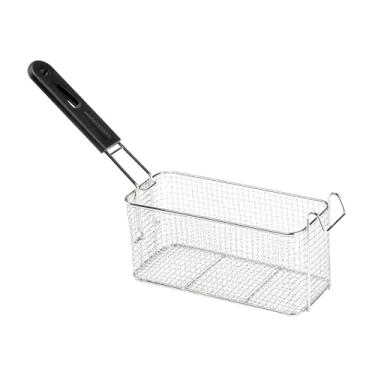 Imagem de Ioensy Cesta de fritadeira de batatas fritas portátil multiuso aço inoxidável cesta de servir para anéis de cebola asa de frango