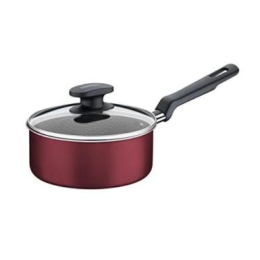 Imagem de Caçarola Em Alumínio Com Revestimento Interno Antiaderente Starflon T1 Ø16cm Tramontina Vermelha