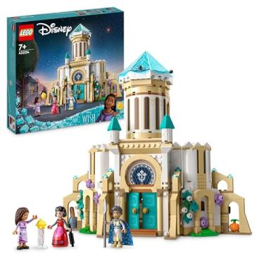Imagem de LEGO 43224 Disney Wish castelo do rei magnífico, brinquedo do filme Wish com mini bonecas de Asha, Dahlia e rei magnífico e figura de estrela, para meninas e meninos de 7 anos