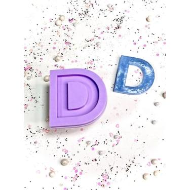 Imagem de Confeitaria dos Moldes, R167 Molde de silicone letra D resina decorar
