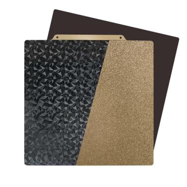 Imagem de Ideaformer 235x235mm Impressão Dupla Face Suave PEO + Texturizado PEI Flex Spring Build Surface Sheet Heatbed para Ender 3/3 Pro/ 3 V2/ 5/5 Pro/Neptune 3 Pro/Voxelab Aquila/C2/X2/(com base magnética)