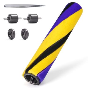 Imagem de Conjuntos de barras de escova macia + rodas de rolo compatíveis com aspiradores de pó portáteis Dyson V15 V12 Slim V10 Slim V8 Slim, peça de reposição nº 971634-01
