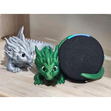 Imagem de Suporte Alexa Echo Dot 4, Echo Dot 5 ou Echo Pop Game of Thrones e House Of the Dragons decoração DRAGÃO