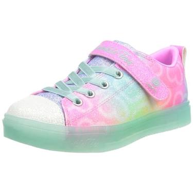 Imagem de Skechers Tênis unissex infantil Toes Twinkle Sparks Ice-Dreamsic, Multi, 16