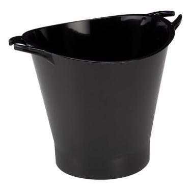 Imagem de Balde De Gelo Acrílico Cristal 4,5 Litros (Preto)