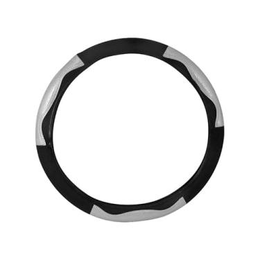 Imagem de Genérico Capa de Volante Coloridas, Estampas Exclusivas, Ajuste Universal (Prata/Preto Tuning)