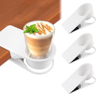 Imagem de Clipe de suporte de copo de bebida, 3 peças, suporte de garrafa para cadeira Kalolary de mesa, suporte de copo faça você mesmo, grampo de armazenamento de pires para planta em vaso, bebida,