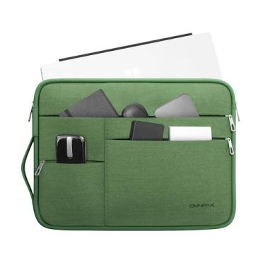 Imagem de Omnpak Capa para Surface Pro 9/8/7+/7/6/5/4/3/2/1, iPad Pro 12.9 4th-5th, iPad Pro 11.5 7th, Capa para Laptop de 13 Polegadas, Com Alça Lateral, Bolsos e Resistente à Água