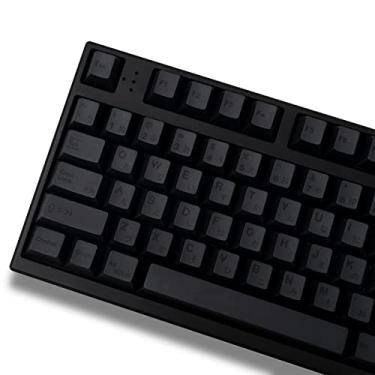 Imagem de 144 teclas cinza japonesas PBT de perfil Cherry DYE-Sub, teclas minimalistas personalizadas para teclados mecânicos 60% 65% 70% 75% Cherry Gateron MX