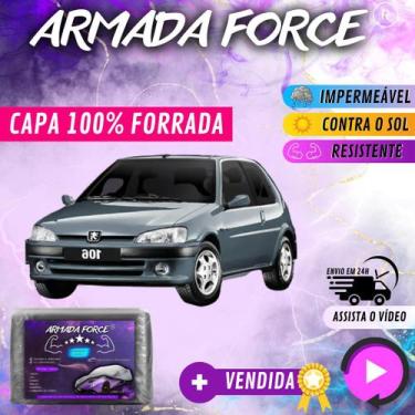 Imagem de Capa Cobrir Carro PEUGEOT 106 100% Forrada Armada Force 100% Impermeáv