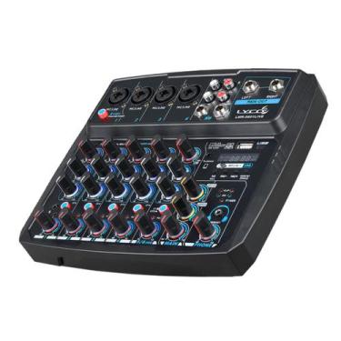 Imagem de Mesa de som 6 canais LMR-0601 LIVE Bluetooth XLR Lyco - Lexsen