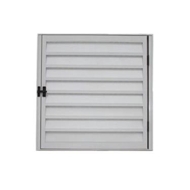 Imagem de Portinhola / Alçapão Alumínio Branco 60x60 Linha 16 - ALFA