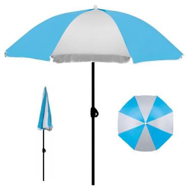 Imagem de Guarda Sol Fashion 1,8 Metros Articulável Aço Preto Praia 3595 - Mor