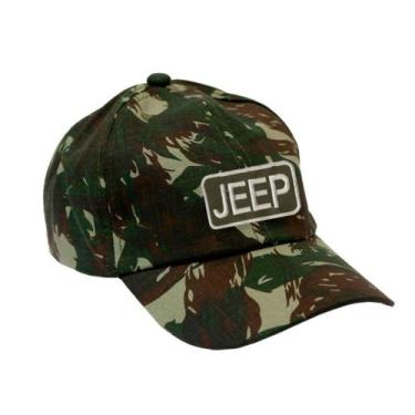 Imagem de Boné Militar Rip Stop com Patch Aplicado Jeep 1  Camuflado - Mundo do 