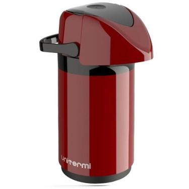 Imagem de Garrafa Térmica Unitermi Verona 600ml Cor Vermelha
