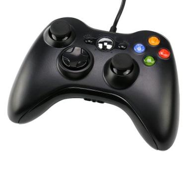 Imagem de Controle Com Fio Video Game E Pc Slim Joystick - Shaolong
