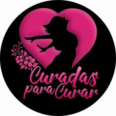 Imagem de Painel de Lona Redondo Religioso Curadas para Curar Coração - Fabrika 