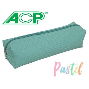 Imagem de Estojo Escolar Teen Pastel Verde Novidade ACP